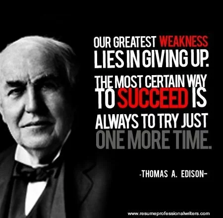 Thomas Alva Edison Quote